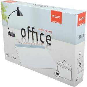 Elco Briefumschlag Office in Shop Box - C4, hochweiß, haftklebend, 120 g/qm, 50 Stück