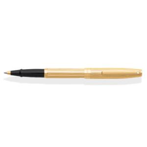 Sheaffer Rollerball Sagaris geriffelte vergoldete Kappe/Schaft