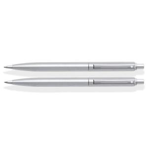 Sheaffer Druckbleistift/Kugels. Sentinel Set Schaft Chrom gebürstet