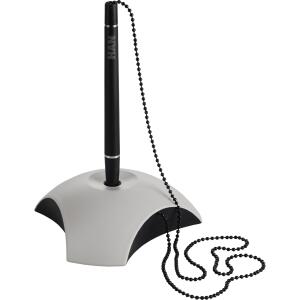 HAN DELTA Kugelschreiberständer - Kette 68 cm, lichtgrau-schwarz