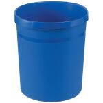 Papierkorb GRIP mit Rand, 18 l, blau, 2 Griffmulden,...