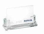 Maul Acryl Visitenkarten-Halter - ca. 35 Karten, 110 x 44 x 32 mm, glasklar