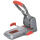 Rapid Superlocher HDC150 Grauguss 150Blatt silber/orange