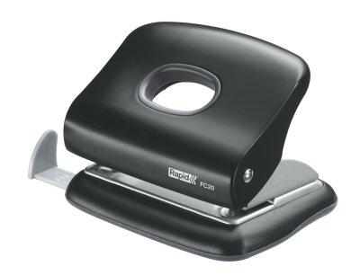 Rapid Bürolocher FC20 Kunststoff/Metall 20Blatt schwarz