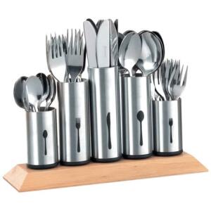 Esmeyer Besteckhalter PIPES mit 5 Halterungen, Edelstahl