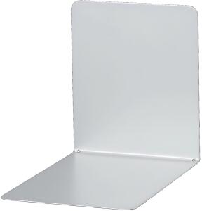 Buchstütze Metall grau breit 14x14x13cm, 1 Paar
