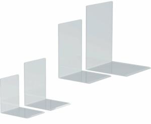 Maul Acryl Buchstütze - 80 x 100 x 100 mm, glasklar, 2er Pack
