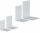 Maul Acryl Buchstütze - 120 x 170 x 120 mm, glasklar, 2er Pack