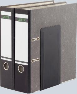 Maul Buchstütze Registraturstützen, metall, 120 x 240 x 140 mm, schwarz, 2 Stück