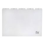HAN Karteiregister A-Z, PP, A4 quer , grau, 25-teilig...