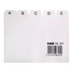 HAN Register A - Z, DIN A7 quer, 25-teilig, für...