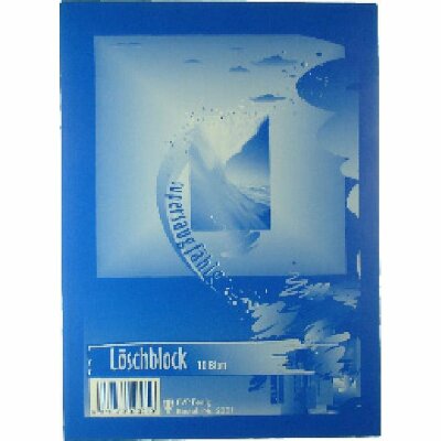 PVP Löschpapier- Block A5 10 Blatt
