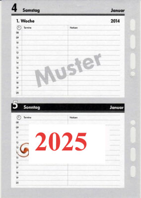2025 Ersatzkalendarium A5 1T 1S BSB 02-0049