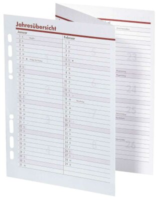 2025 Ersatzkalendarium A5 Jahresplaner BSB 02-0570