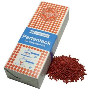 Siegellack Perlen zinnoberrot 500g