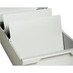 Exacompta Trennplatte A6/4X6" 2St lichtgrau