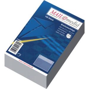 MAILmedia Briefumschläge C6 (162x114 mm), ohne Fenster, selbstklebend, 72 g/qm, 100 Stück