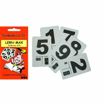 CMI Lernkarten Zählfix 21 Karten 0 - 20 in Schachtel