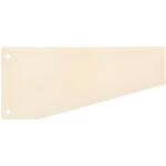 WEKRE Trennstreifen Trapez - 190 g/qm Karton, chamois, 100 Stück