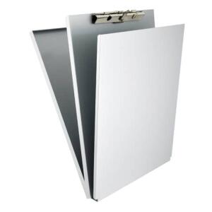 Läufer Formularhalter, Aluminium, mit Fach und Zwischenlage