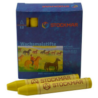 Wachsmalkreiden goldgelb SC=12 Stück STOCKMAR 330-04