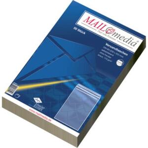 MAILmedia Versandtaschen Recycling - B4, ohne Fenster, selbstklebend, 110 g/qm, braun, 50 Stück