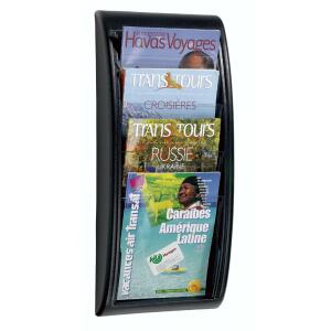 Paperflow Wand-Prospekthalter Quick Blick - A4, schwarz