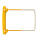 Jalema 5710000 Clip, 100er Packung, gelb/weiß