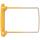 Jalema 5710000 Clip, 100er Packung, gelb/weiß