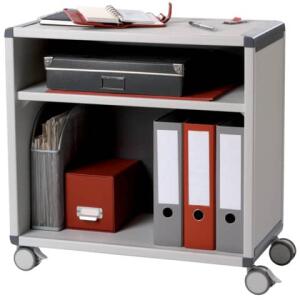 Paperflow Mobile Aktenordnerregale 1 Fach grau/anthrazit