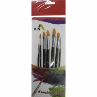 CMI Pinsel Golden Synthetikhaar Katzenzunge 7er Set