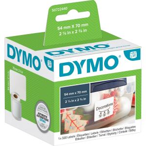 Dymo LabelWriter™ Etikettenrollen Disketten/Namensetikett 54x70 mm weiß