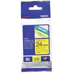 Brother TZe-651 Schriftbandkassette 24 mm x 8 m, schwarz...