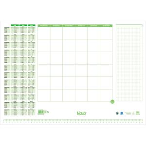 Ursus Green Schreibunterlage - 525 x 375 mm, Recycling-Papier, 30 Blatt