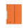 Falken Falken Einhakhefter A4 1/2 Vorderdeckel kfm. Heftung, orange, Manilakarton, 250 g/qm