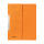 Falken Falken Einhakhefter A4 1/2 Vorderdeckel kfm. Heftung, orange, Manilakarton, 250 g/qm