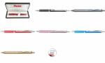 Pentel Set Liquid Gel-Tintenr. Geh. si-sw