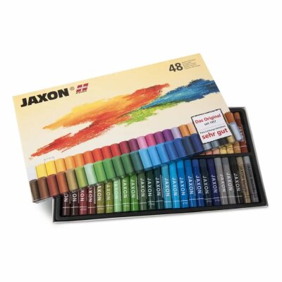 Pastell-Ölkreide sort. JAXON 47448  48er-Et
