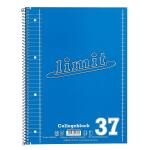 LIMIT Collegeblock A4 Abriss 80 Blatt 60 g/m² 4fach gelocht liniert mit Rand rechts und links