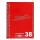 LIMIT Collegeblock A4 Abriss 80 Blatt 60 g/m² 4fach gelocht kariert mit Rand rechts und links