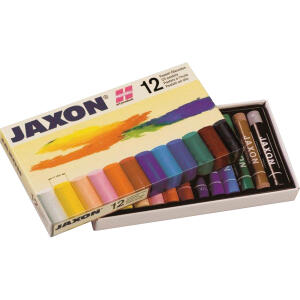 Pastell-Ölkreide sort. JAXON 47412  12er-Et