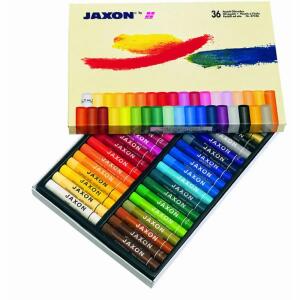 Pastell-Ölkreide sort. JAXON 47436  36er-Et