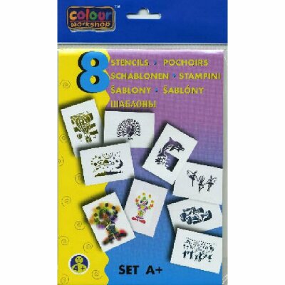 Centro Blo Pen - Schablonen 8er Pack "gemischte Motive" - A+