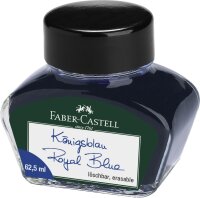Faber Castell Tintenglas 62,5 ml königsblau...