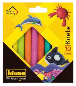 Idena Knete 10 Stangen Farben sortiert