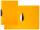 Clip Mappe A4 Kunststoff, orange