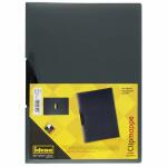 Idena 300554 - Clip Mappe A4, schwarz