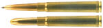 Fisher Space Pen Bullet Patrone Kaliber 375 Messing Weltraumkugelschreiber im Etui