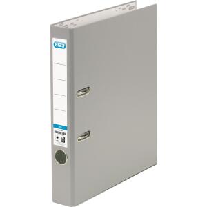 ELBA Ordner "smart Pro" PP/Papier, mit auswechselbarem Rückenschild, Rückenbreite 5 cm, grau