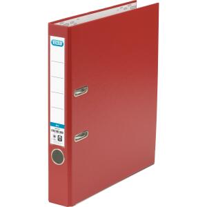 ELBA Ordner "smart Pro" PP/Papier, mit auswechselbarem Rückenschild, Rückenbreite 5 cm, rot